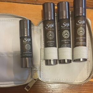 Saje Essential Oil Collection in White Case